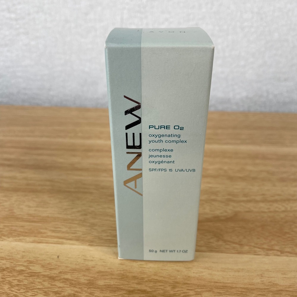Avon Anew Pure O2 Oxygenating Youth Complex SPF 15 Face Moisturizer‎ 1.7 oz New